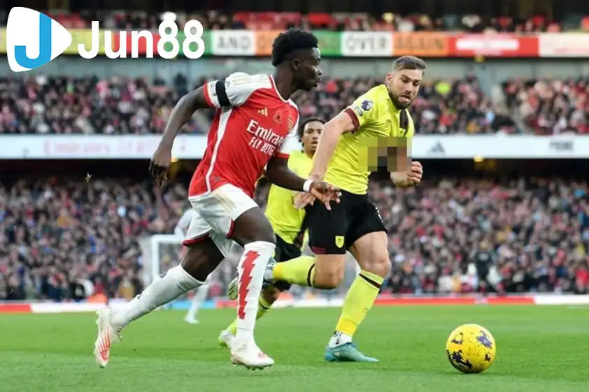 Burnley khó ngăn cảnh được Arsenal. (Ảnh: Internet)